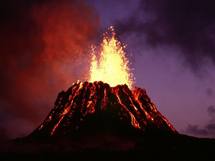 Volcanic eruption