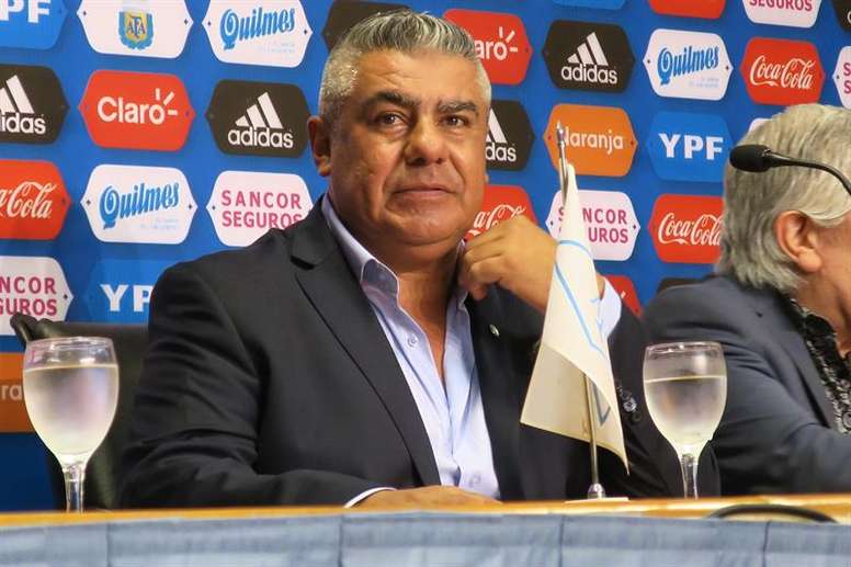 Argentine Football Association president Claudio Tapia