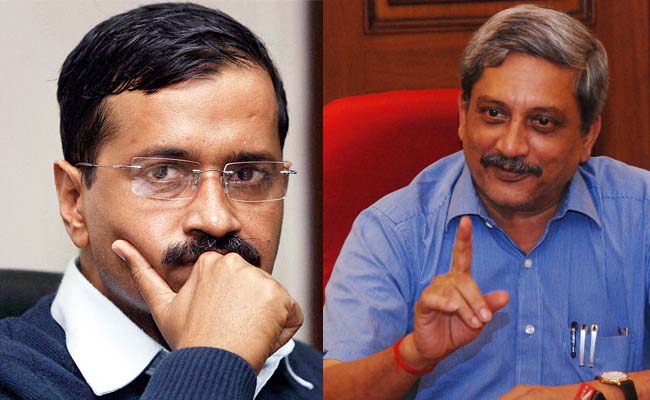 Arvind Kejriwal and Manohar Parrikar