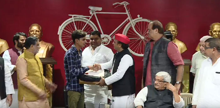 Samajwadi Party president Akhilesh Yadav