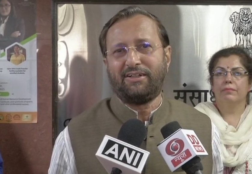 Union Human Resource Development Minister Prakash Javadekar