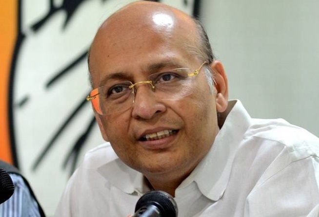 Senior Congress leader Abhishek Manu Singhvi