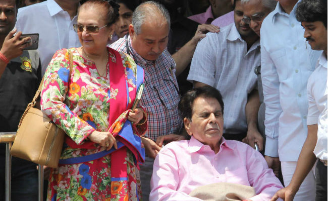 Dilip Kumar with Saira Banu