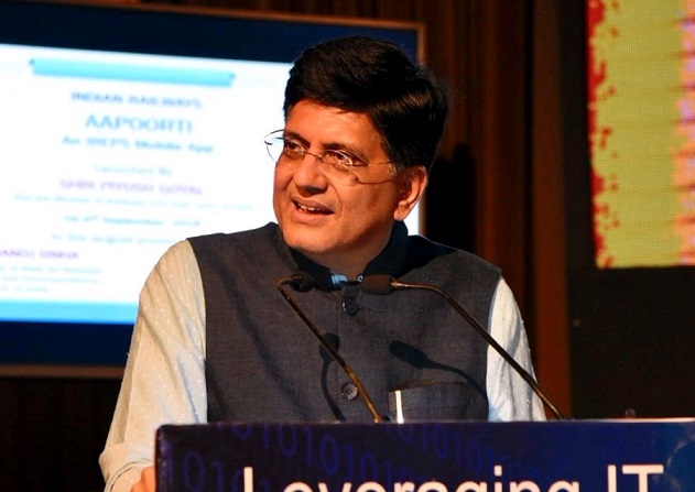 Union Railways Minister Piyush Goyal