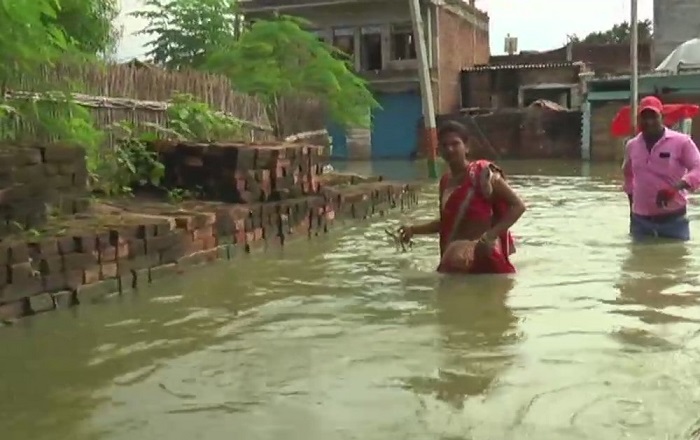 Flooded area