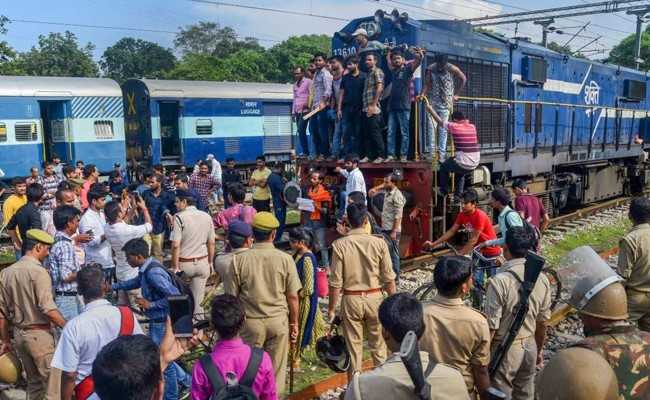 Train stopped in Odisha