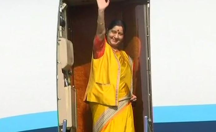 Sushma Swaraj seaplane for  Moscow