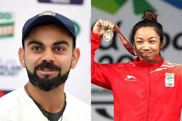 Virat Kohli and Mirabai Chanu