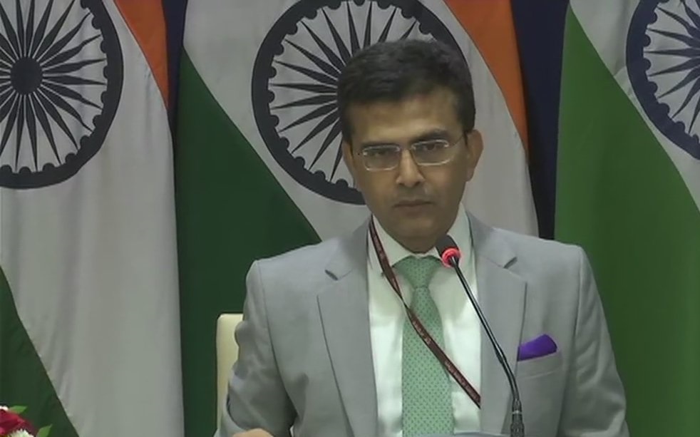 MEA spokesperson Raveesh Kumar