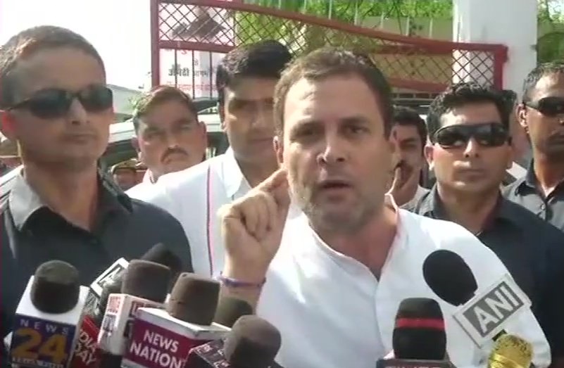 Congress chief Rahul Gandhi