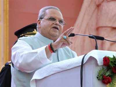 Jammu and Kashmir Governor Satya Pal Malik (File Photo)