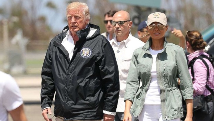 United States President Donald Trump and First Lady Melania Trump