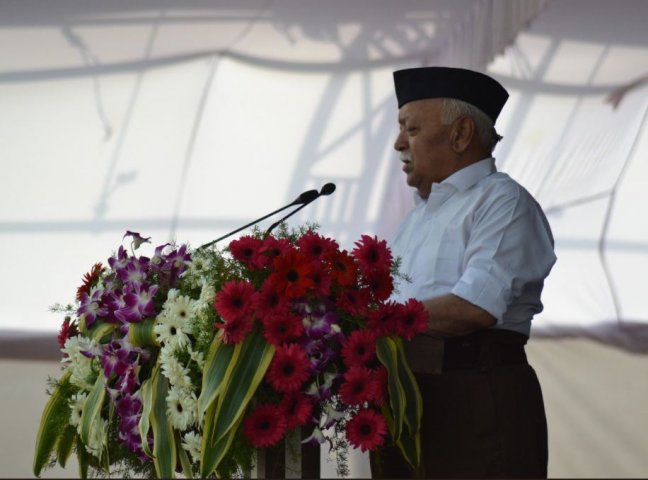 Rashtriya Swayamsevak Sangh chief Mohan Bhagwat