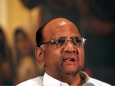 National Congress Party chief Sharad Pawar (File Photo)