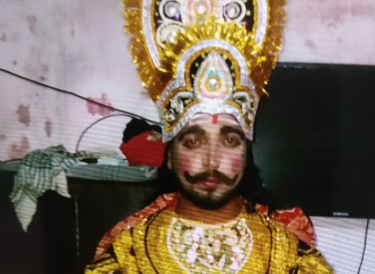 Dalbir Singh, the artist who played the role of Ravan