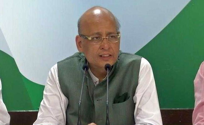 Senior Congress leader Abhishek Singhvi