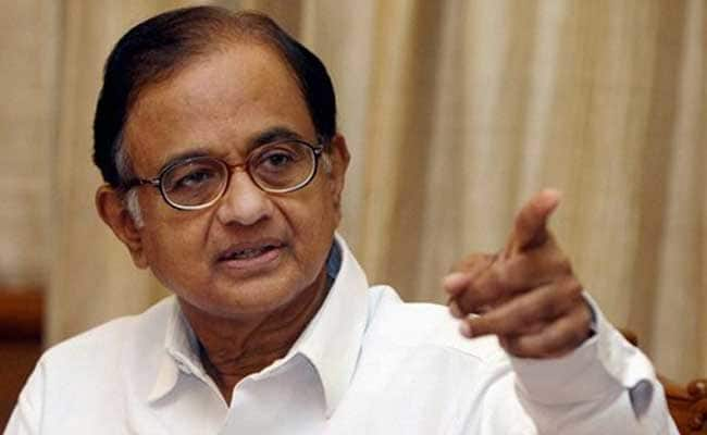 P Chidambaram (File Photo)