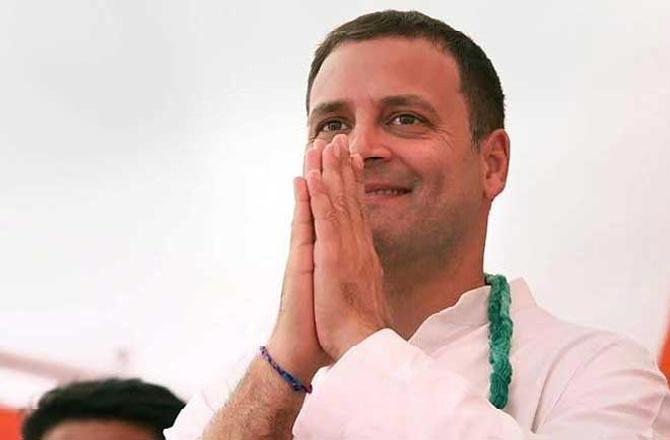 कांग्रेस अध्यक्ष राहुल गांधी