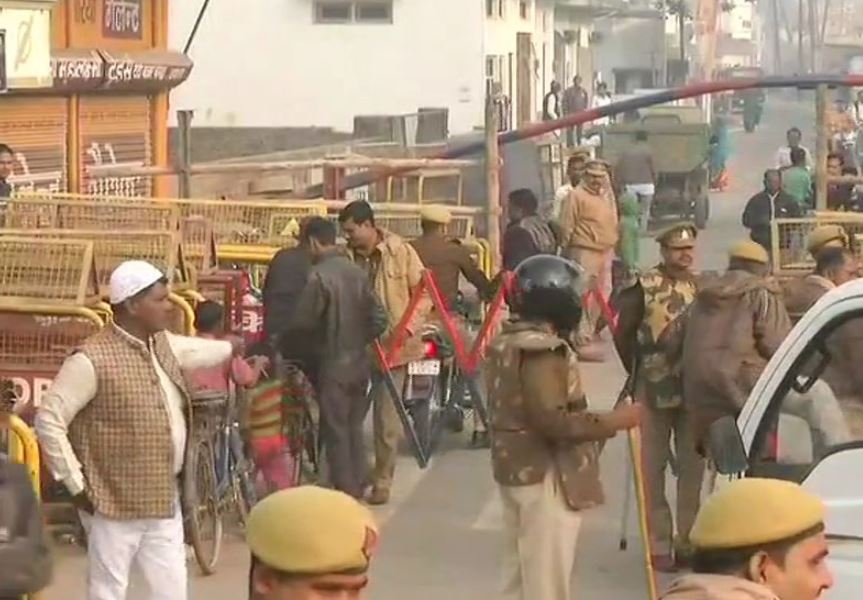 Security was beefed up in Uttar Pradesh's Ayodhya town