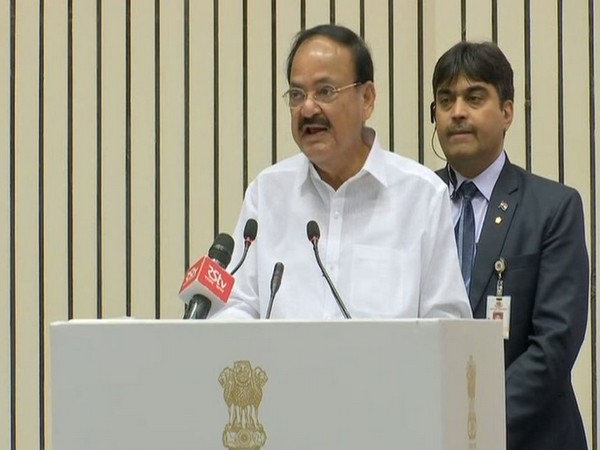 Vice-President M Venkaiah Naidu speaking at a book launch in Delhi on Saturday