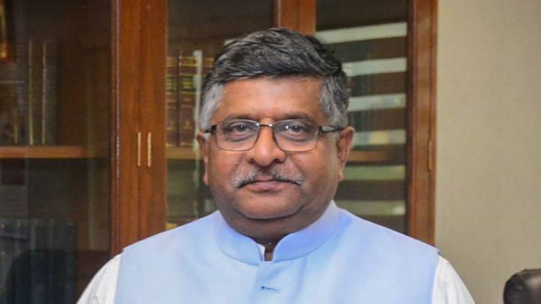 Union Law Minister Ravi Shankar Prasad