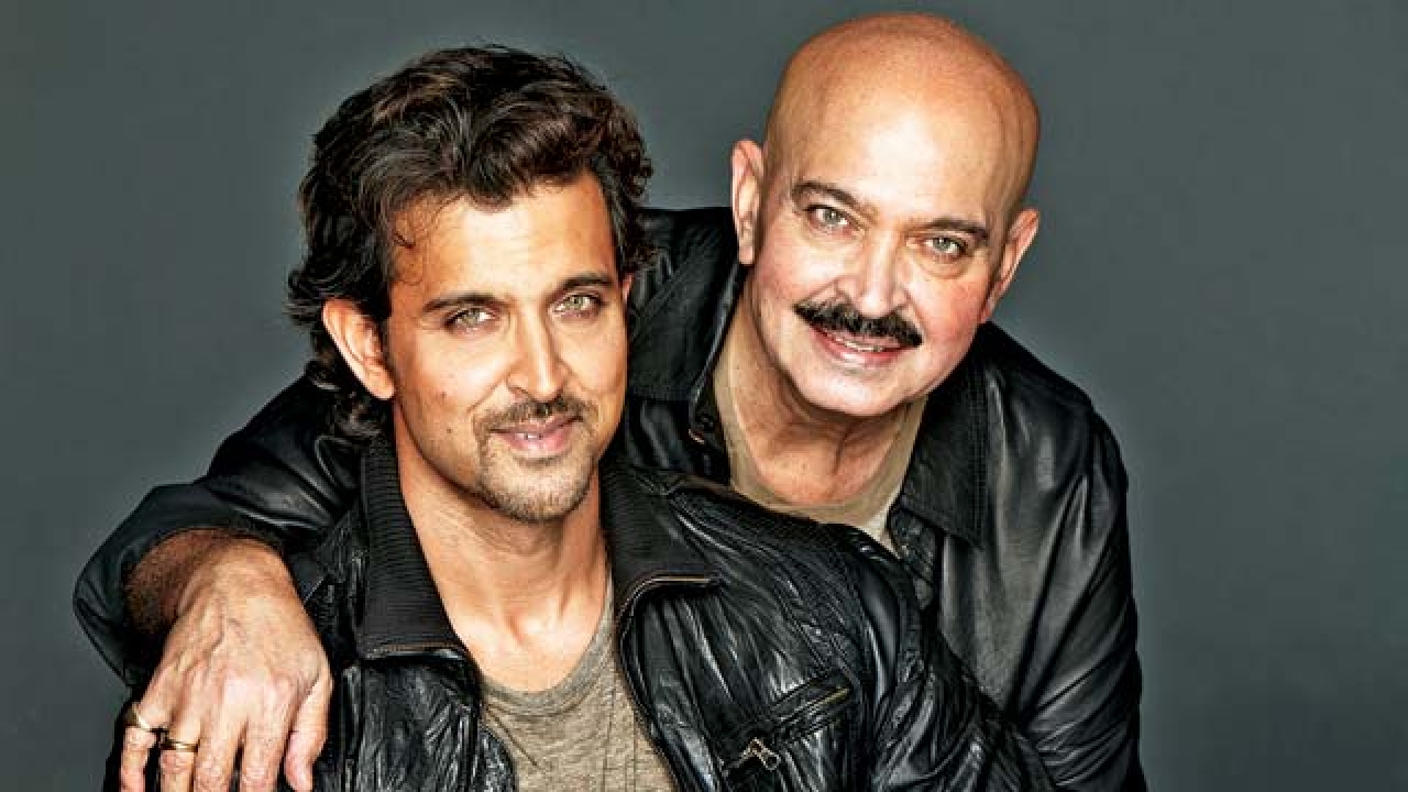 Hrithik Roshan and Rakesh Roshan