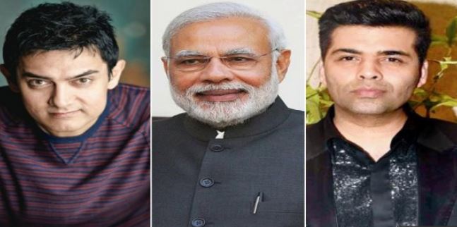 Actor Aamir Khan/Prime Minister Narendra Modi/Director and Producer Karan Johar