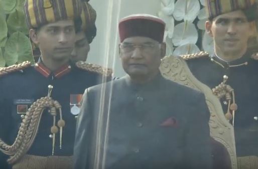 President Kovind at 70th Republic Dau parade