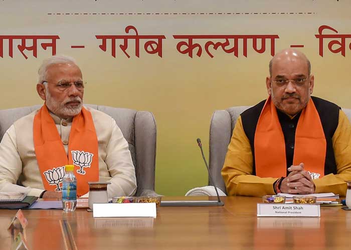 Prime Minister Narendra Modi and BJP president Amit Shah