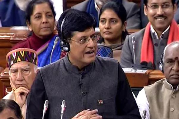 Finance Minister Piyush Goyal