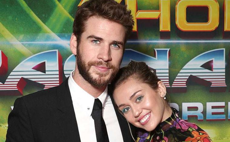 Liam Hemsworth and Miley Cyrus