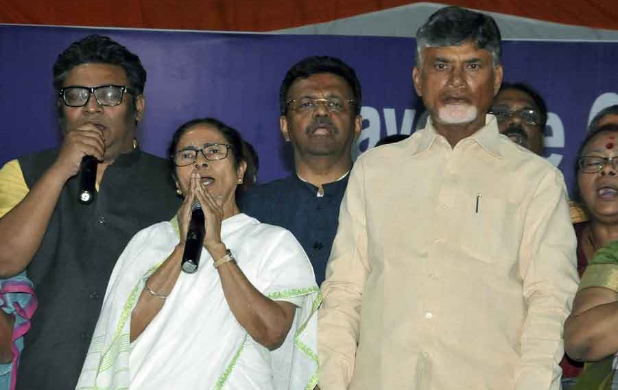 West Bengal CM Mamata Banerjee extended support to her Andhra Pradesh counterpart N Chandrababu Naidu