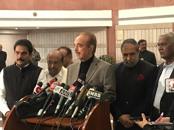 Congress leader Ghulam Nabi Azad