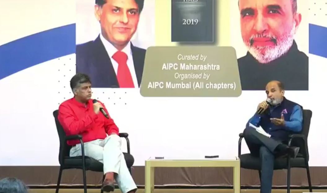 Manish Tewari at the book launch