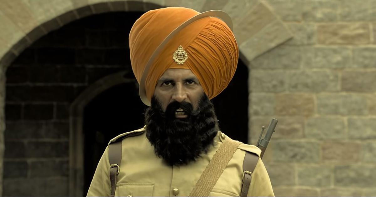 A still from the Kesari's  trailer