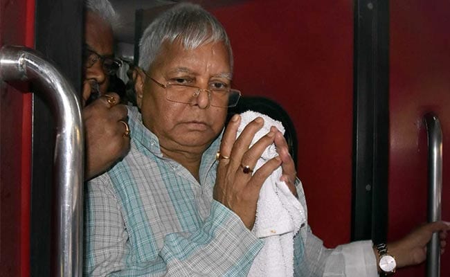 Rashtriya Janata Dal chief Lalu Prasad Yadav