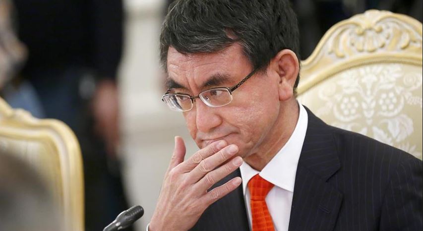 Japan's Foreign Minister Taro Kono