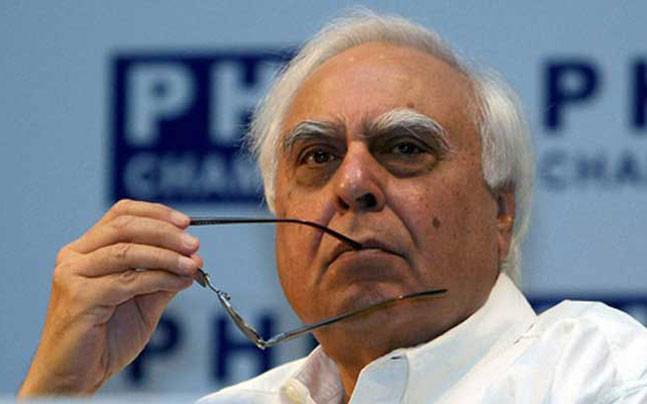 Congress leader Kapil Sibal