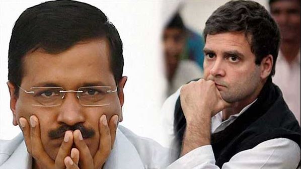 Congress President Rahul Gandhi and Delhi Cheif Minister Arvind Kejriwal (File Photo)