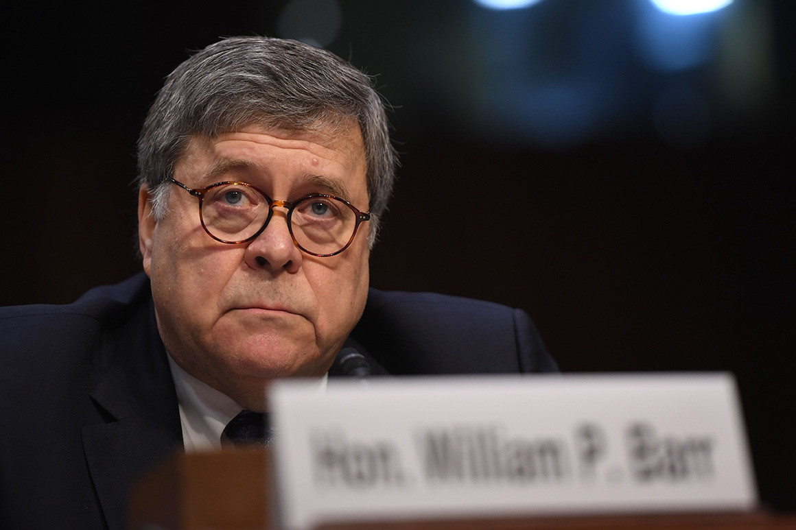 US Attorney General William Barr