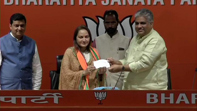 Actor-politician Jaya Prada joins BJP