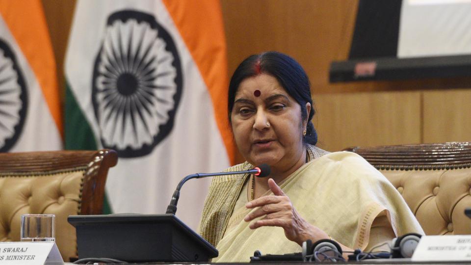 External Affairs Minister Sushma Swaraj