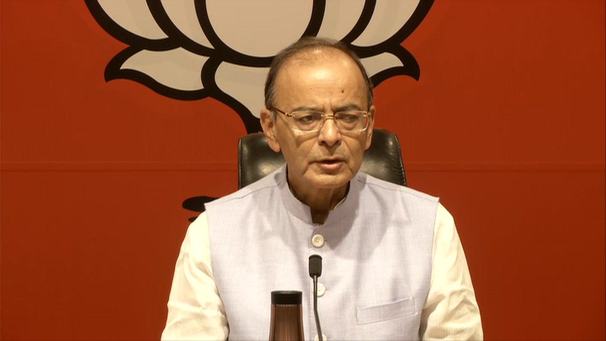 Finance Minister Arun Jaitley