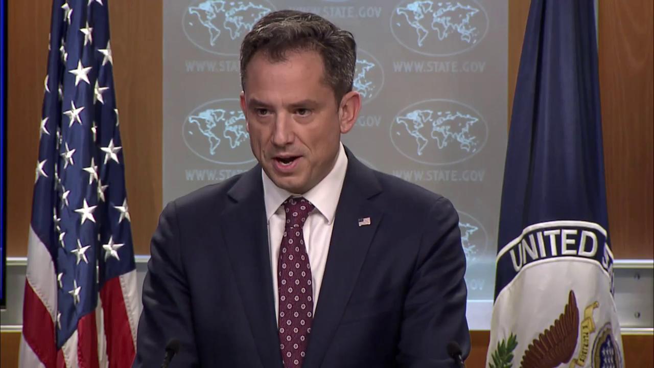 US State Department Deputy Spokesperson Robert Palladino