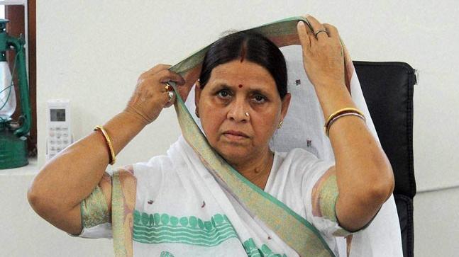 Former chief minister of Bihar Rabri Devi