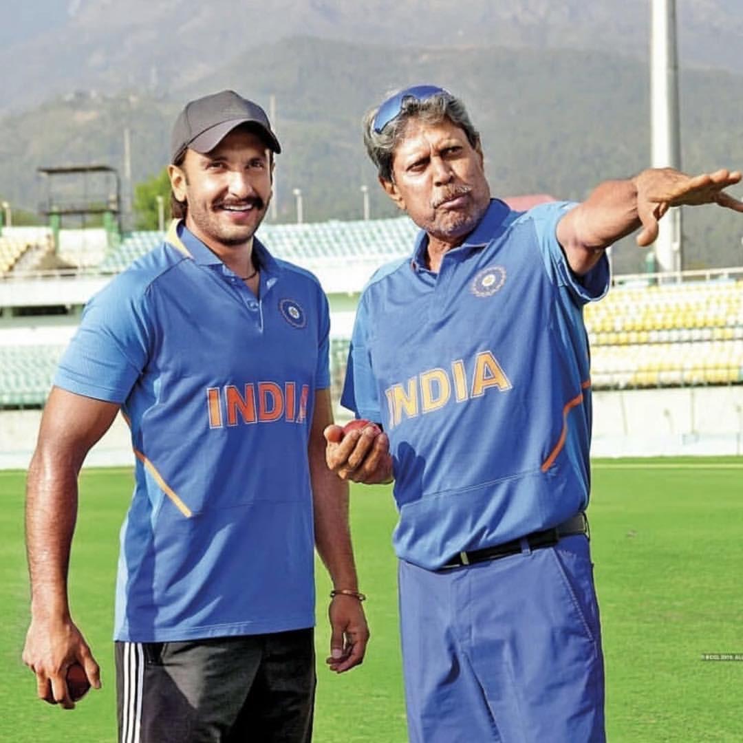 Ranveer Singh  and Kapil Dev