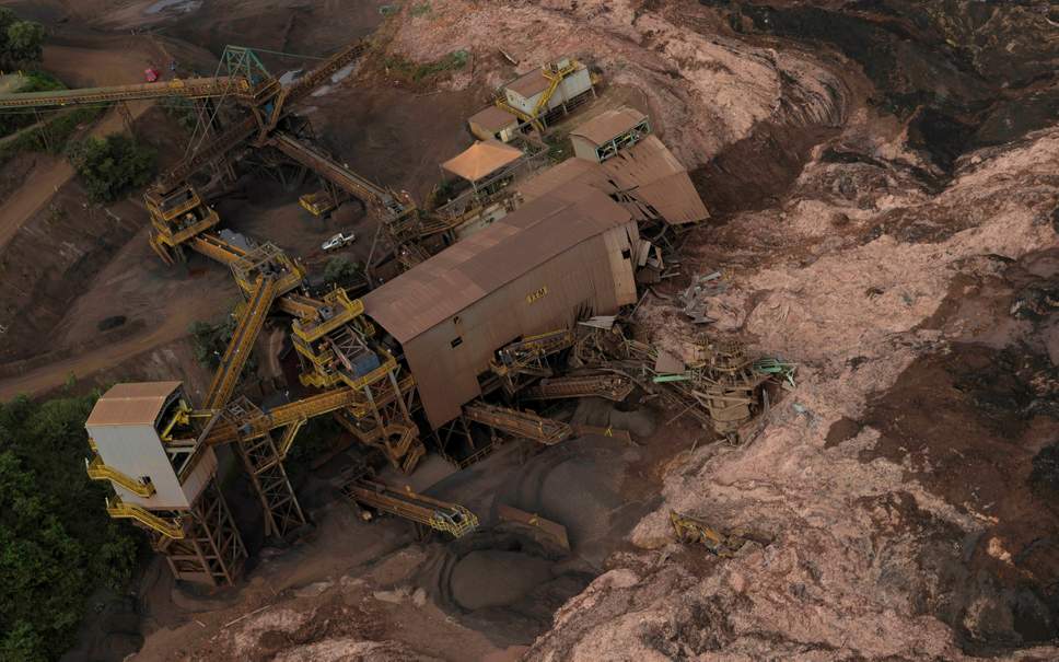 Sight of Brazil Dam Collapse