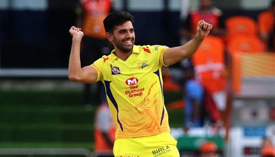 Chennai Super Kings pacer Deepak Chahar