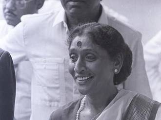 Vijay Amritraj's mother Maggie Amritraj