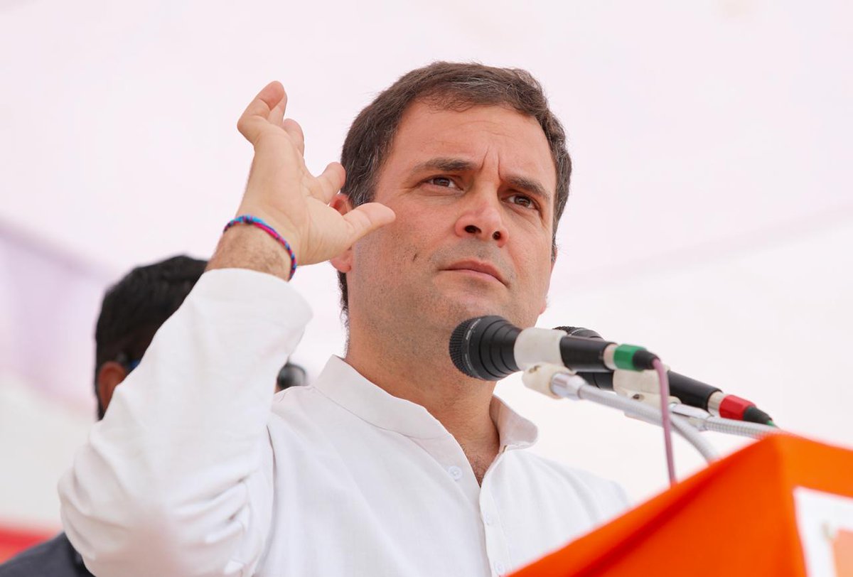 Congress president Rahul Gandhi